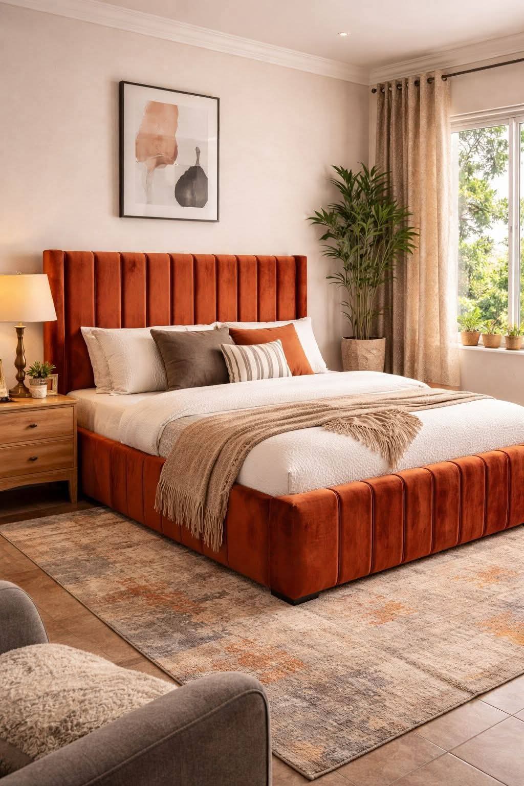 Kipepeo Harmony Upholstered Bed
